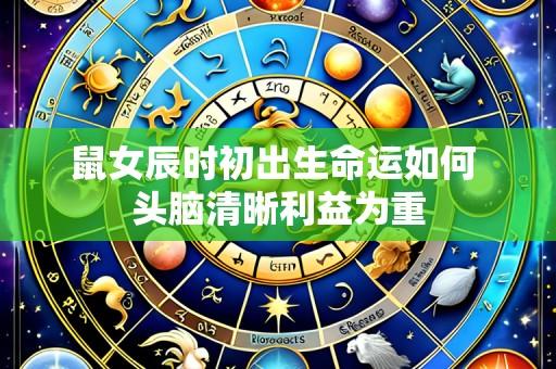 鼠女辰时初出生命运如何 头脑清晰利益为重