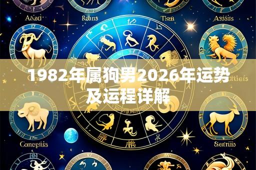 1982年属狗男2026年运势及运程详解