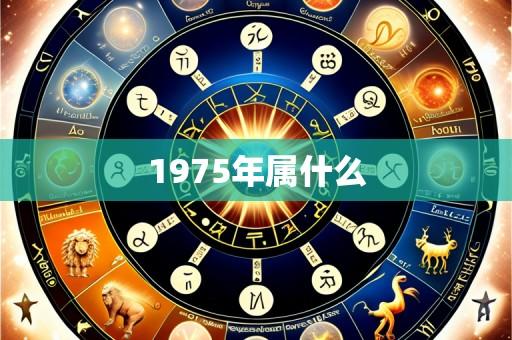 1975年属什么