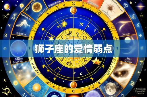 狮子座的爱情弱点