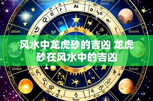 风水中龙虎砂的吉凶 龙虎砂在风水中的吉凶