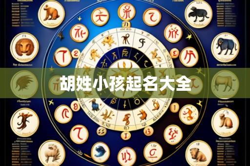 胡姓小孩起名大全