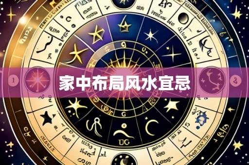 家中布局风水宜忌