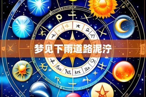 梦见下雨道路泥泞