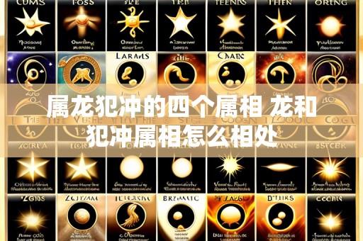 属龙犯冲的四个属相 龙和犯冲属相怎么相处