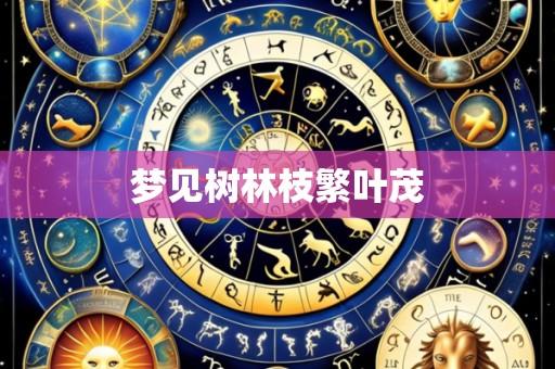 梦见树林枝繁叶茂