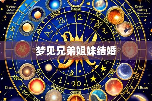 梦见兄弟姐妹结婚