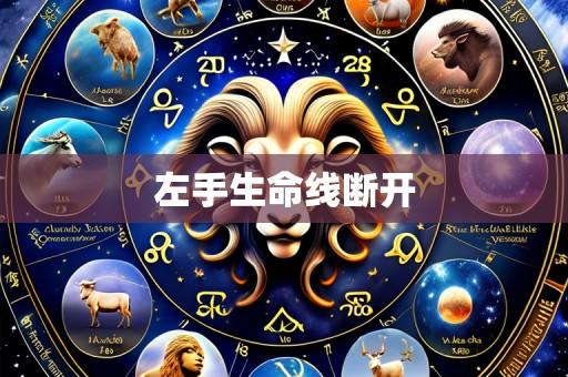 左手生命线断开