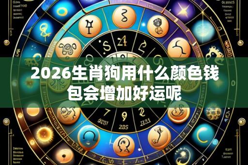 2026生肖狗用什么颜色钱包会增加好运呢