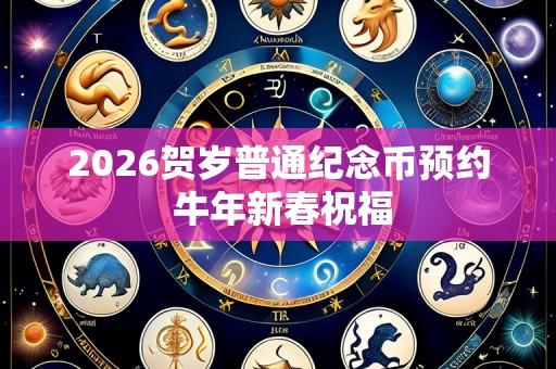 2026贺岁普通纪念币预约 牛年新春祝福