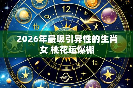 2026年最吸引异性的生肖女 桃花运爆棚