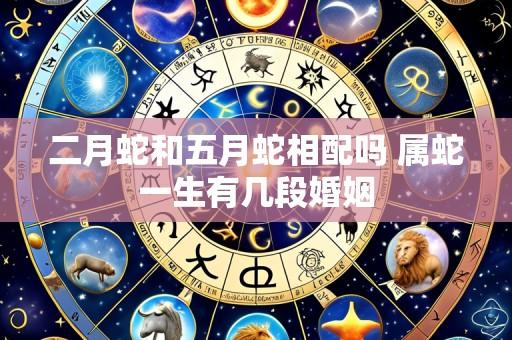 二月蛇和五月蛇相配吗 属蛇一生有几段婚姻