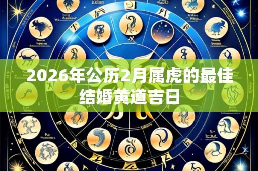 2026年公历2月属虎的最佳结婚黄道吉日