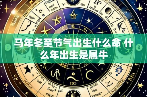 马年冬至节气出生什么命 什么年出生是属牛