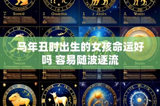 马年丑时出生的女孩命运好吗 容易随波逐流