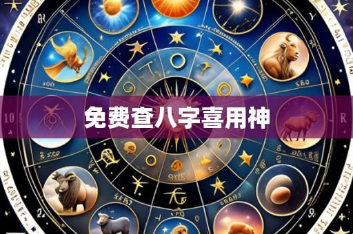 免费查八字喜用神