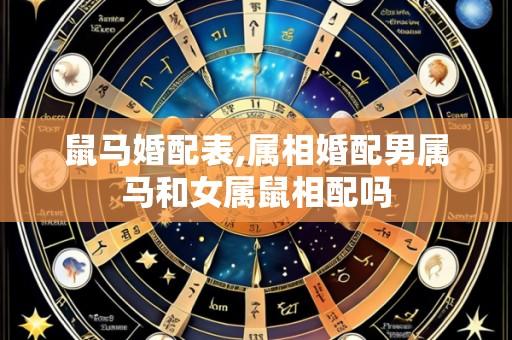 鼠马婚配表,属相婚配男属马和女属鼠相配吗