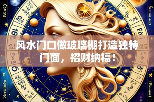 风水门口做玻璃棚打造独特门面,招财纳福!