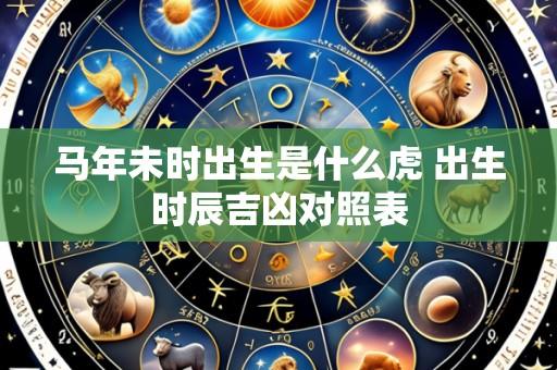 马年未时出生是什么虎 出生时辰吉凶对照表
