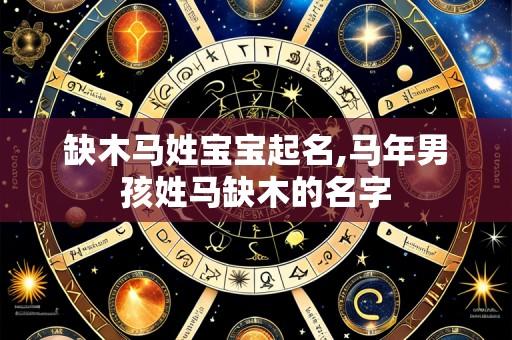 缺木马姓宝宝起名,马年男孩姓马缺木的名字
