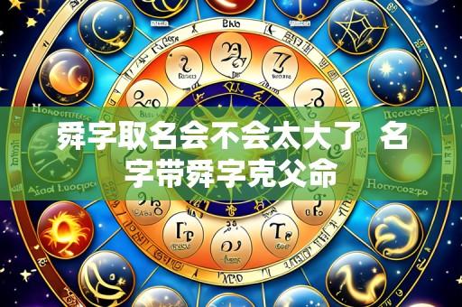 舜字取名会不会太大了 名字带舜字克父命