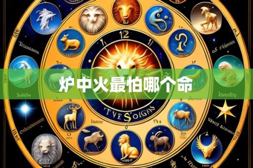 炉中火最怕哪个命