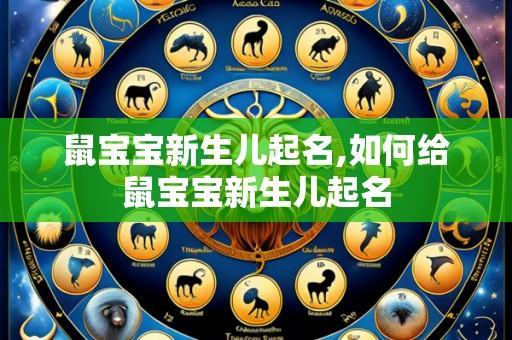 鼠宝宝新生儿起名,如何给鼠宝宝新生儿起名