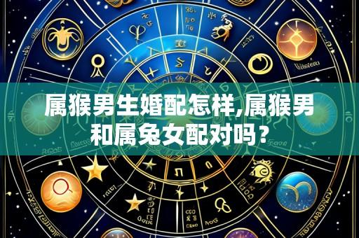 属猴男生婚配怎样,属猴男和属兔女配对吗？