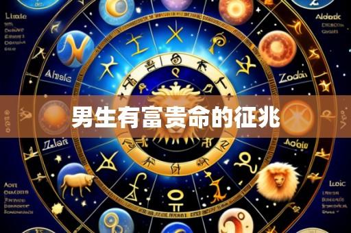 男生有富贵命的征兆