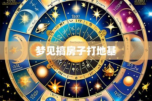 梦见搞房子打地基