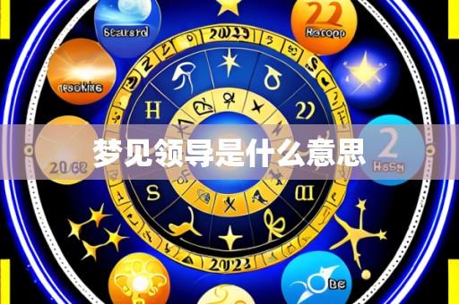 梦见领导是什么意思