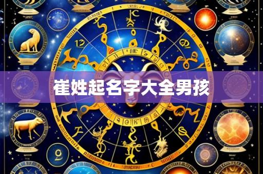 崔姓起名字大全男孩
