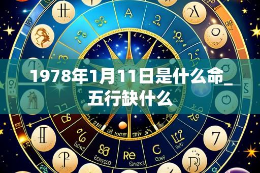 1978年1月11日是什么命_五行缺什么