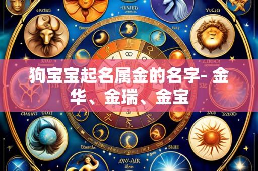 狗宝宝起名属金的名字- 金华、金瑞、金宝