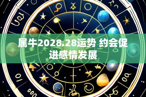 属牛2028.28运势 约会促进感情发展