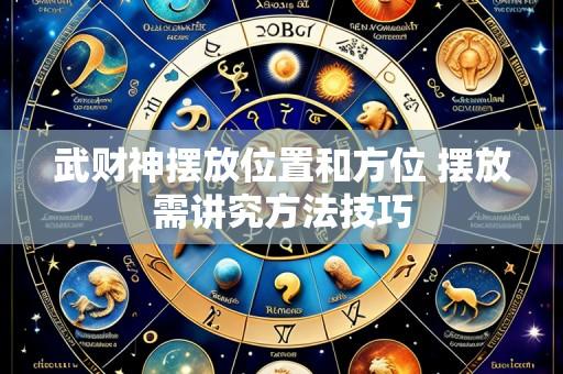 武财神摆放位置和方位 摆放需讲究方法技巧