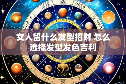 女人留什么发型招财 怎么选择发型发色吉利