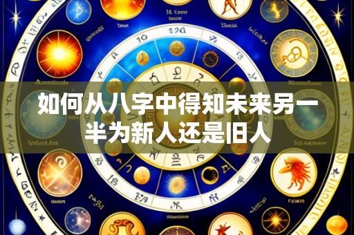 如何从八字中得知未来另一半为新人还是旧人