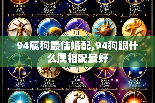 94属狗最佳婚配,94狗跟什么属相配最好