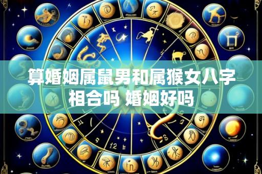 算婚姻属鼠男和属猴女八字相合吗 婚姻好吗