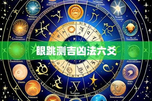 眼跳测吉凶法六爻