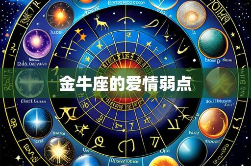 金牛座的爱情弱点