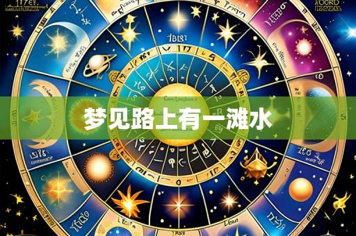 梦见路上有一滩水