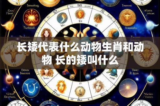 长矮代表什么动物生肖和动物 长的矮叫什么