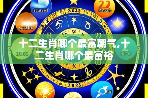 十二生肖哪个最富朝气,十二生肖哪个最富裕