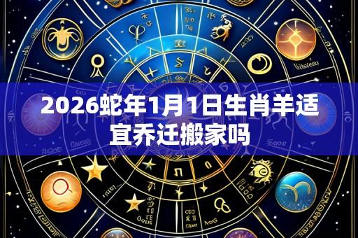 2026蛇年1月1日生肖羊适宜乔迁搬家吗