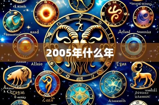 2005年什么年