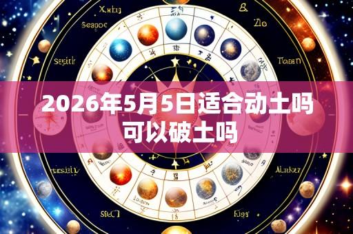 2026年5月5日适合动土吗 可以破土吗