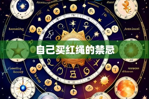 自己买红绳的禁忌
