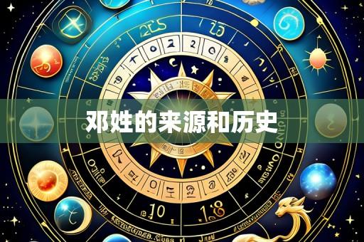 邓姓的来源和历史